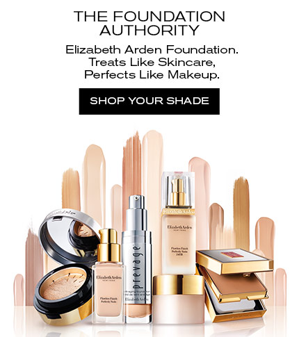 The Foundation Authority. Elizabeth Arden Foundation. Treats Like SKincare, Perfects Like Makeup.