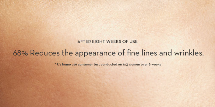68% … Reduces the appearance of fine lines and wrinkles