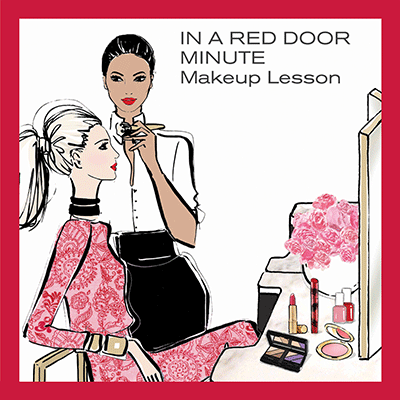 Red Door Experience  IN A RED DOOR MINUTE Makeup Lesson