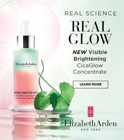 Real Science. Real Glow. NEW Visible Brightening CicaGlow Concentrate - Elizabeth Arden South Africa